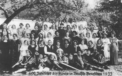600-Jahr-Feier der Kirche Deutsch Beneschau 1933