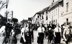 Abmarsch vom Fanfarenzug, Deutsch Beneschau 1941