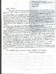 Brief von Johann Watzl an Bruder Alfred aus Australien