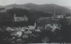 Stadtansicht Rosenberg etwa 1929